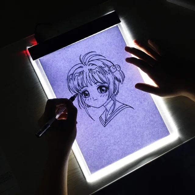 Caderno Led Regulável para Desenho - ArtGlow