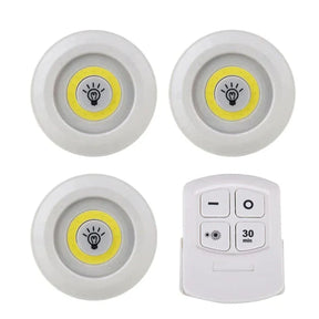 Kit Luminárias LED Inteligente sem Fio com Controle Remoto