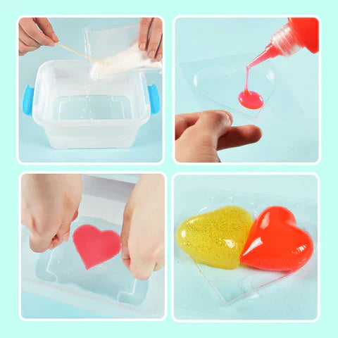 Kit Slime Brinquedo de água 3D Feito à Mão - AquaSlime